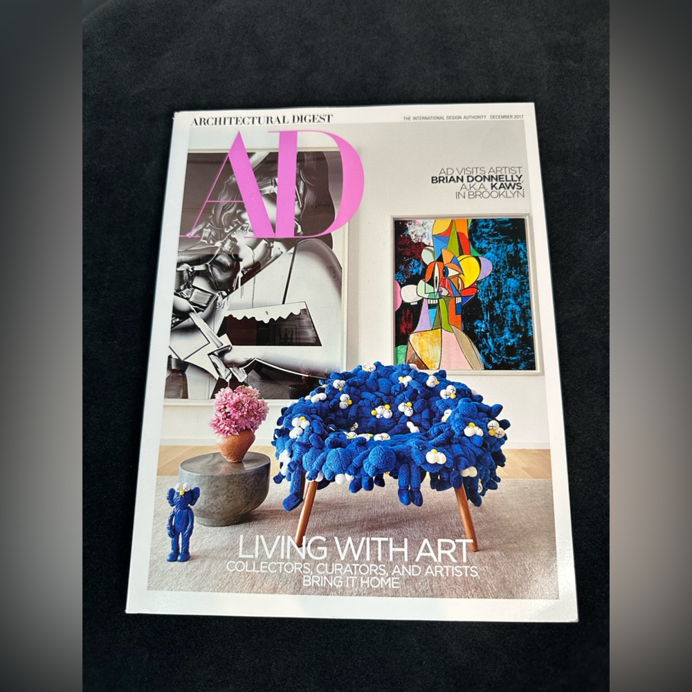Architectural Digest Magazine (December, 2017) Living with Art